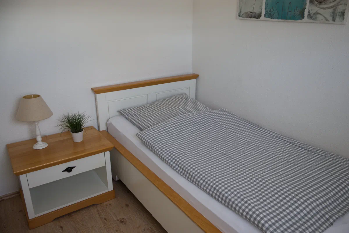 Schlafzimmer mit Doppelbett