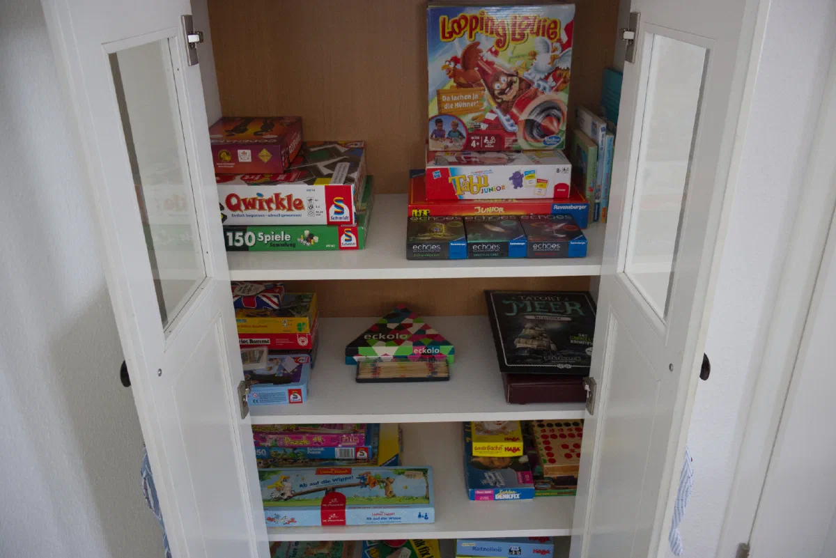 Familienspiele im Wohnzimmer